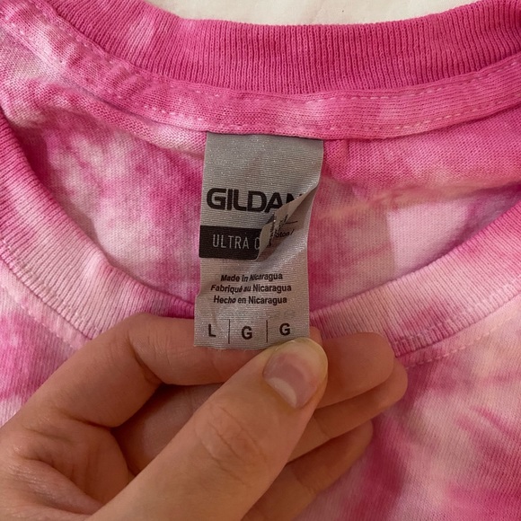 Hot Pink Tie Dye T-Shirt - Picture 4 of 6